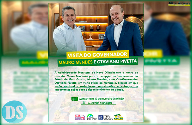 Visita de Mendes contempla outros municípios da região