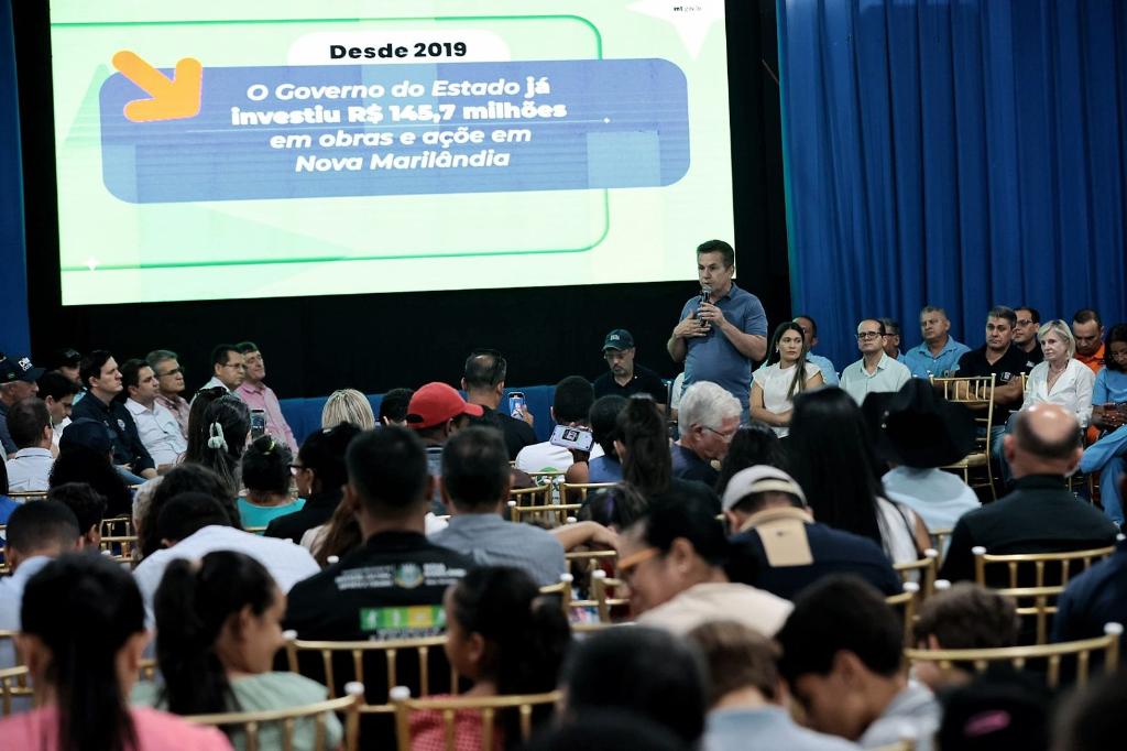 EM NOVA MARILÂNDIA - "Governo está olhando para todos os municípios de Mato Grosso", afirma prefeito