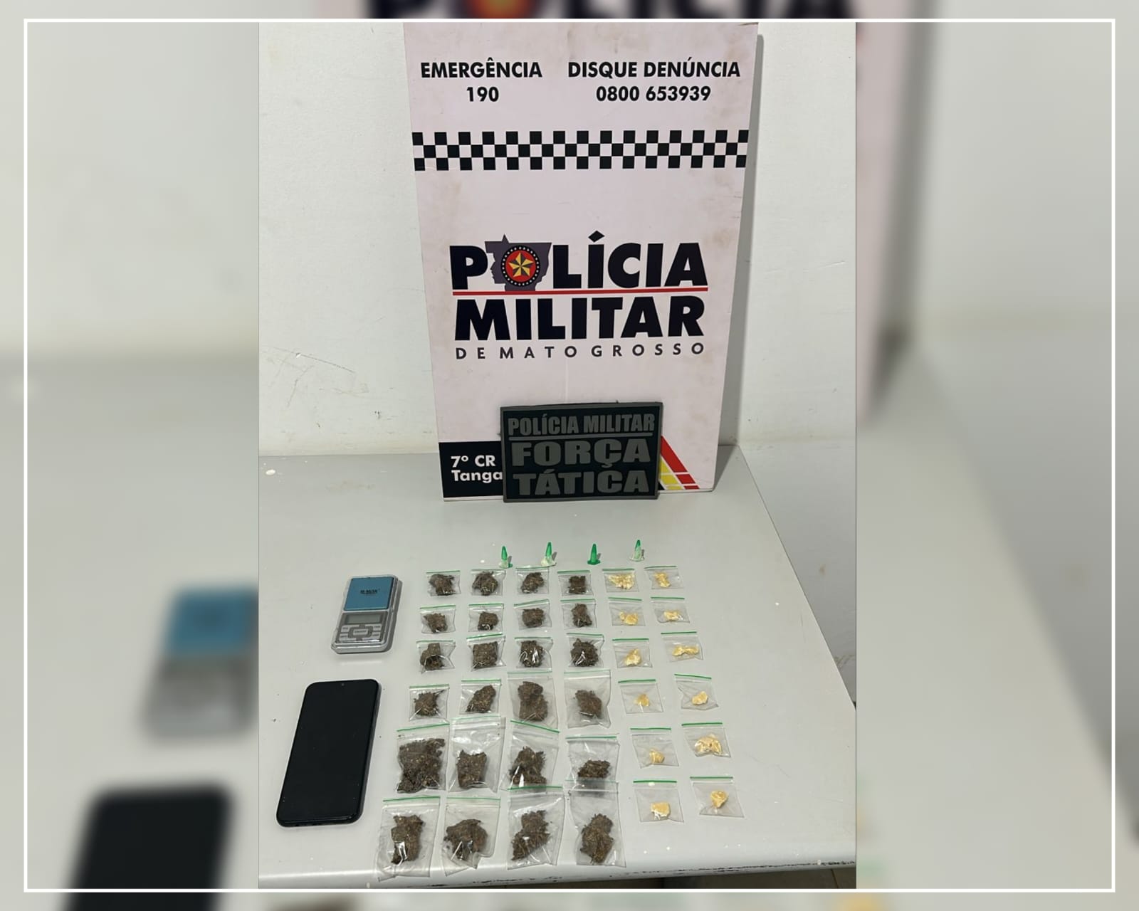 Força Tática prende suspeito por tráfico no Jardim dos Ipês durante Operação Tolerância Zero