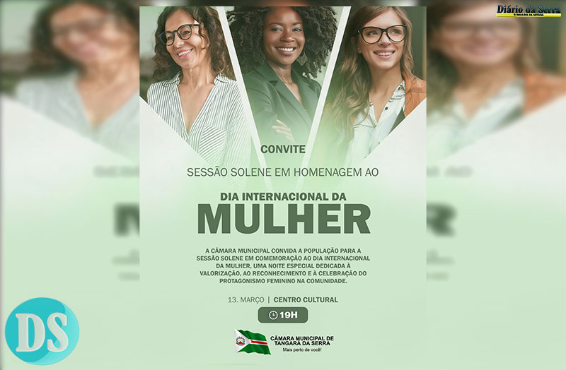 SESSÃO SOLENE - Câmara homenageará 42 mulheres com o Certificado Mulher Cidadã