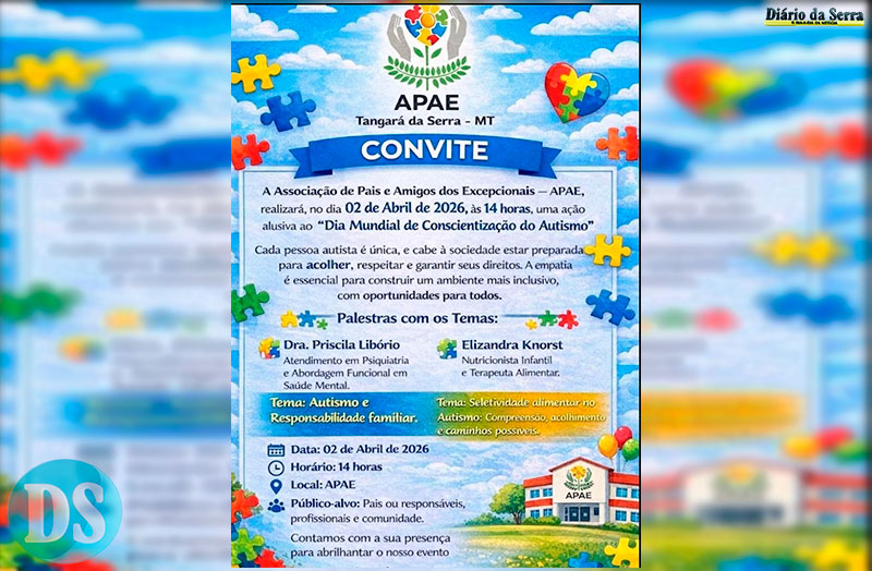 DIA DO AUTISMO – Além do Olhar: Comunidade se une para conscientização do Autismo