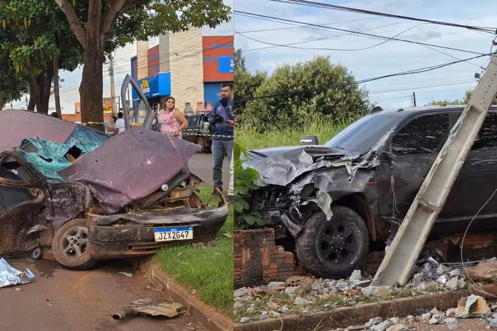 Motorista não sinaliza conversão e causa acidente que mata passageira em Tangará da Serra