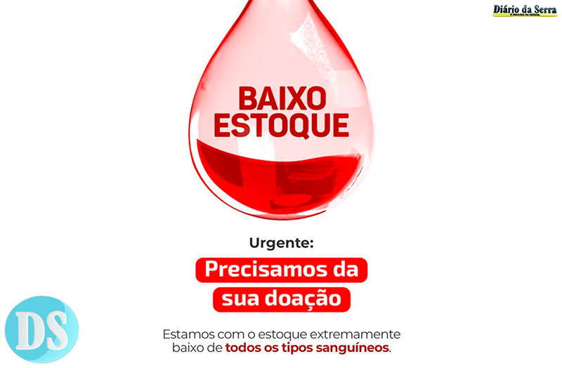 Com estoque abaixo do normal em todos os tipos de sangue, Unitan pede apoio de doadores