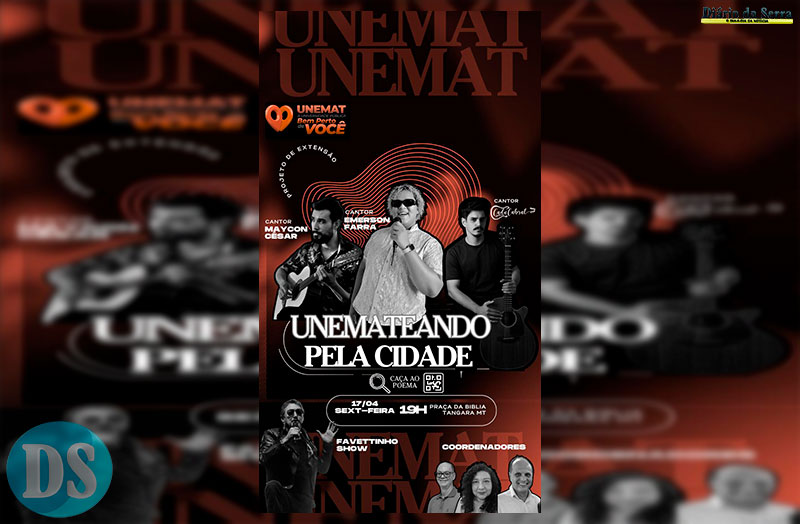 ESPAÇO VIVO DE CULTURA – Unemat leva ciência, cultura e literatura à Praça da Bíblia com o projeto Unemateando pela Cidade