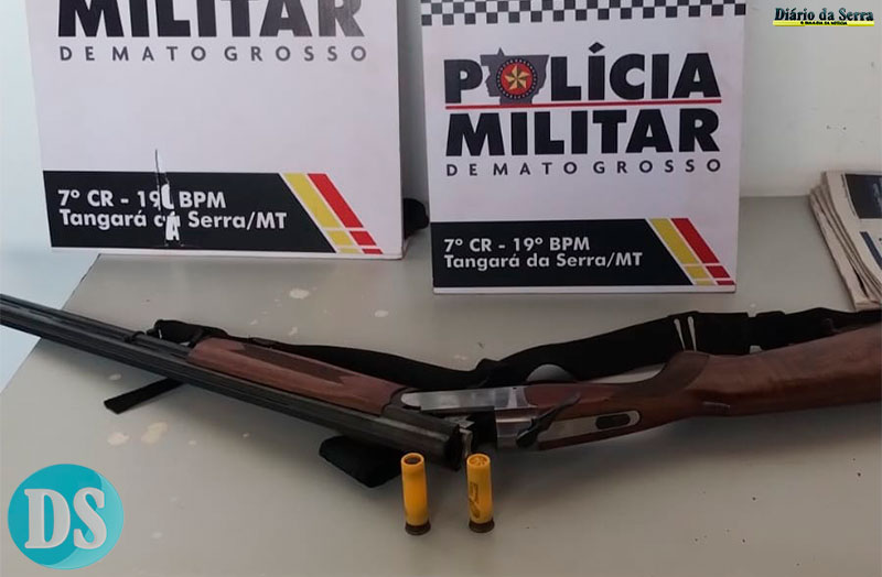 NO FERIADO – Morador é preso após ameaçar coletores de lixo com espingarda em Tangará da Serra