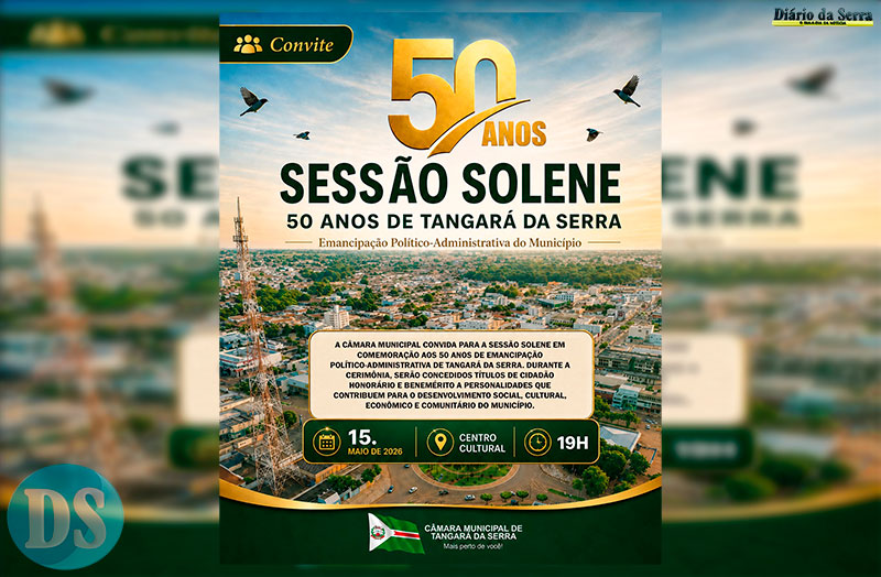 Legislativo celebrará jubileu de ouro com reconhecimento a cidadãos que contribuíram para o desenvolvimento local