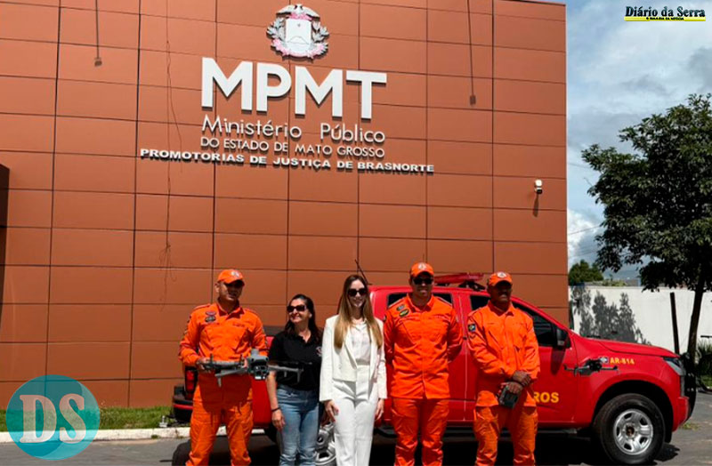 PROTEÇÃO AMBIENTAL – TAC viabiliza entrega de drones ao Corpo de Bombeiros de Brasnorte