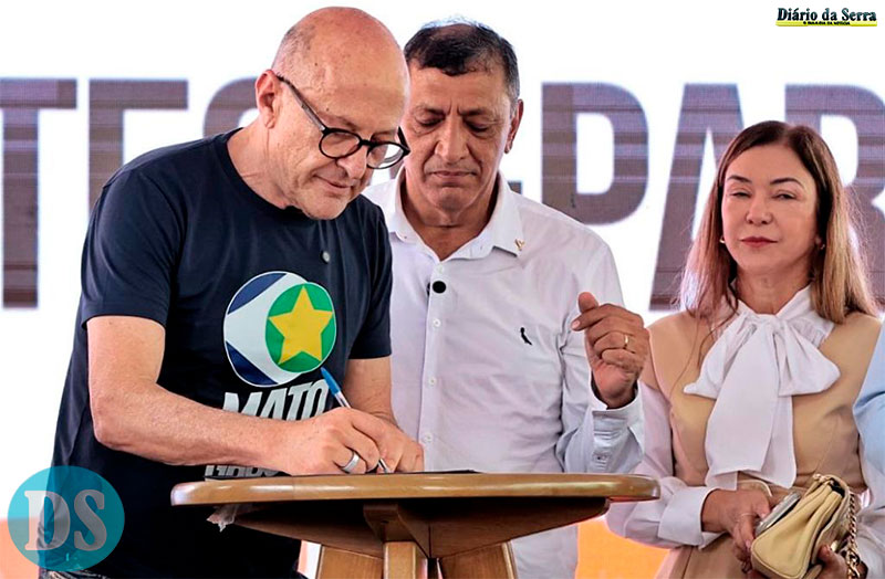 EM DIAMANTINO – Governador lança construção de batalhões da PM e Bombeiros e viabiliza mais de mil novas moradias