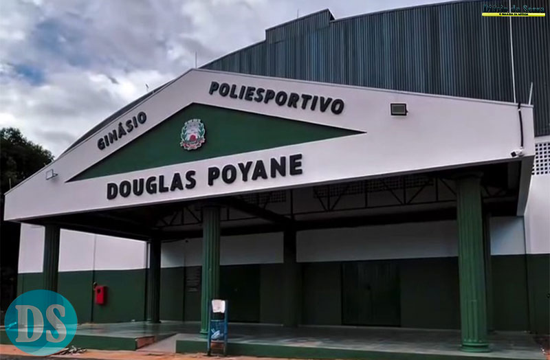 REVITALIZAÇÃO COMPLETA – Reforma do Ginásio Douglas Poyane será entregue nesta quinta