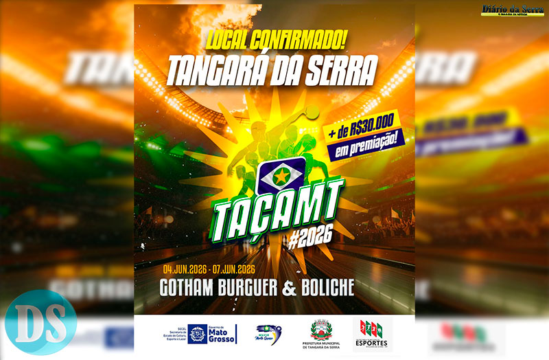 TAÇA MT 2026 – Tangará da Serra recebe maior competição de boliche a partir desta quinta-feira