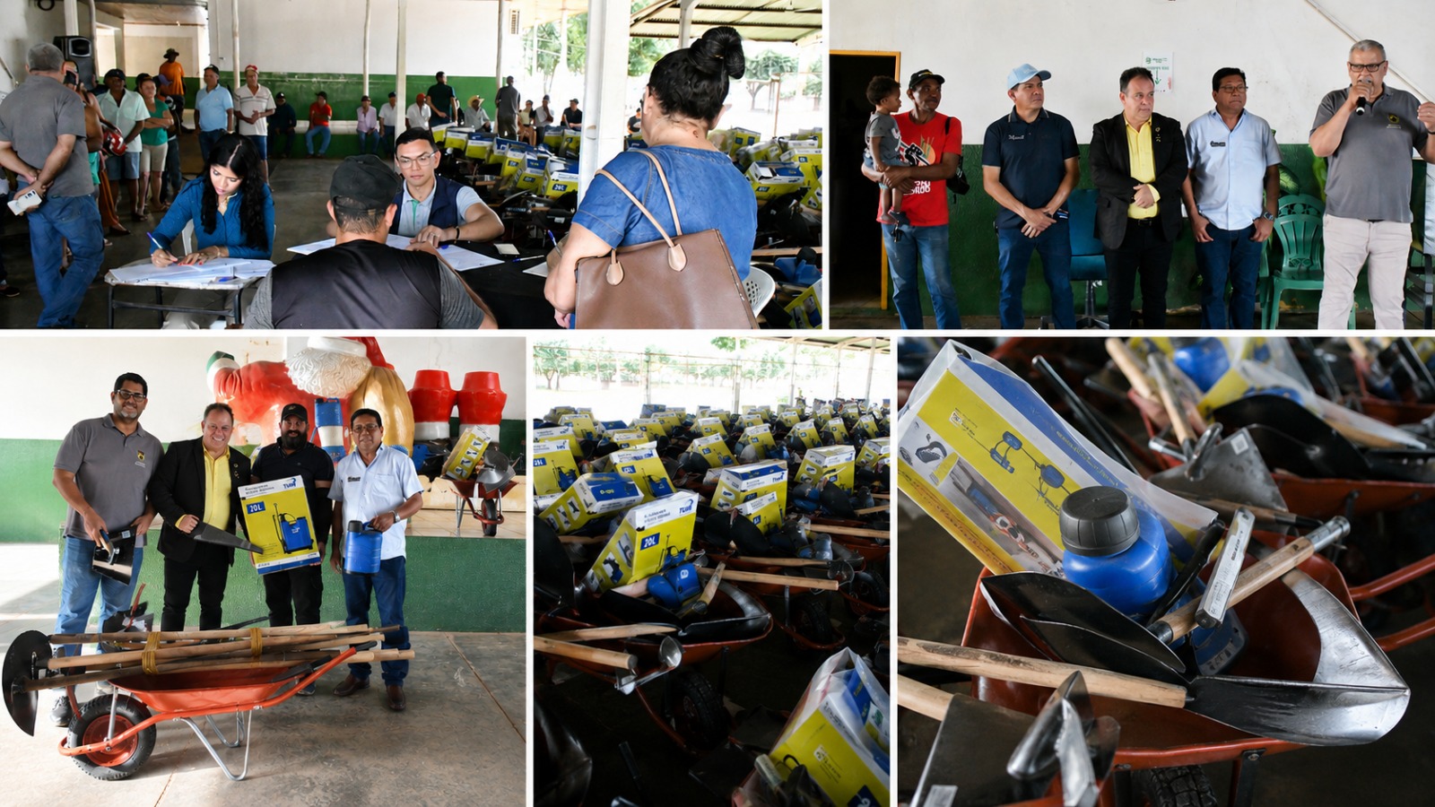 Prefeito Ari participa de solenidade de entrega de 80 kits rurais para fortalecer a agricultura familiar