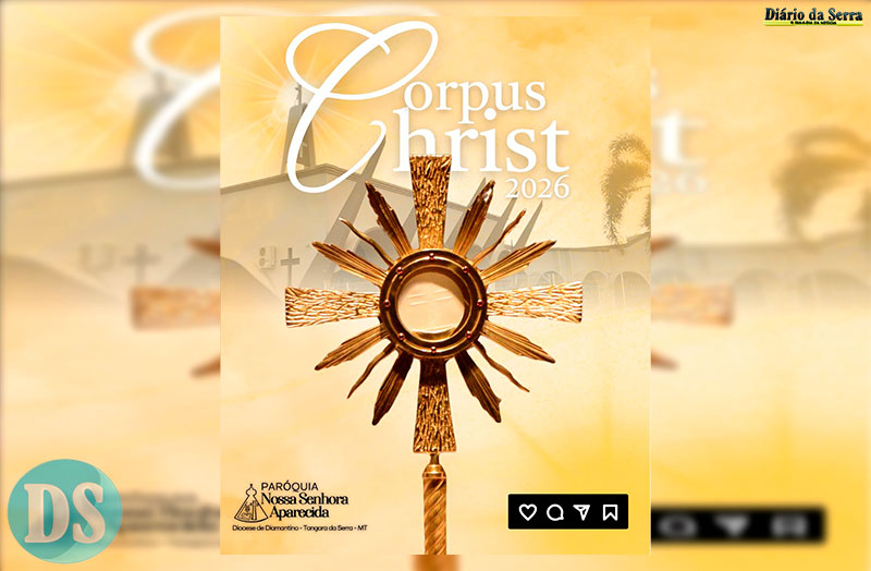 NESTA QUINTA-FEIRA – Corpus Christi terá celebrações religiosas, arrecadação solidária e ponto facultativo em Tangará
