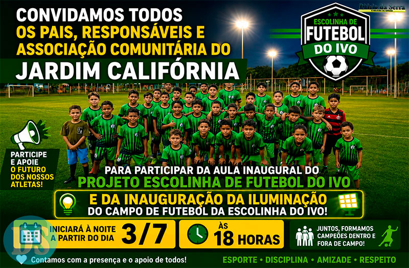 Campo do Jardim Califórnia ganha iluminação e amplia atividades