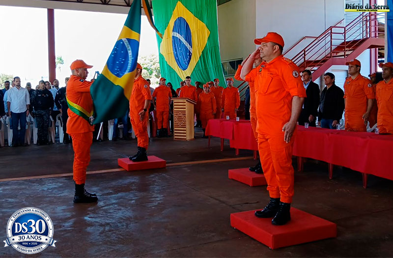 LARGA EXPERIÊNCIA – Tenente-coronel BM Luís Cláudio assume comando em Tangará após sete anos na Casa Civil