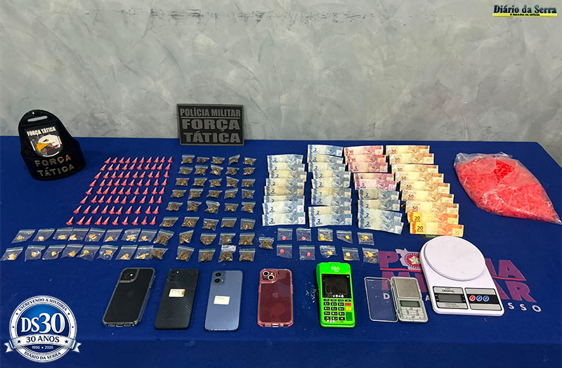 DURANTE ABORDAGEM – Suspeito de tráfico de drogas em Campo Novo do Parecis danifica celular para ocultar possíveis provas