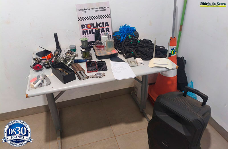 TANGARÁ DA SERRA – Polícia Militar prende quadrilha suspeita por furtos na zona rural do município