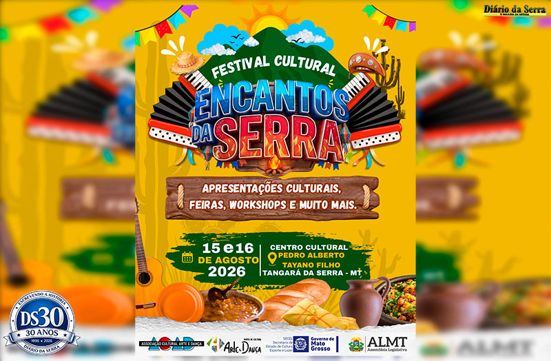 Cadastramento – Inscrições para Festival Cultural Encantos da Serra estão abertas até quinta
