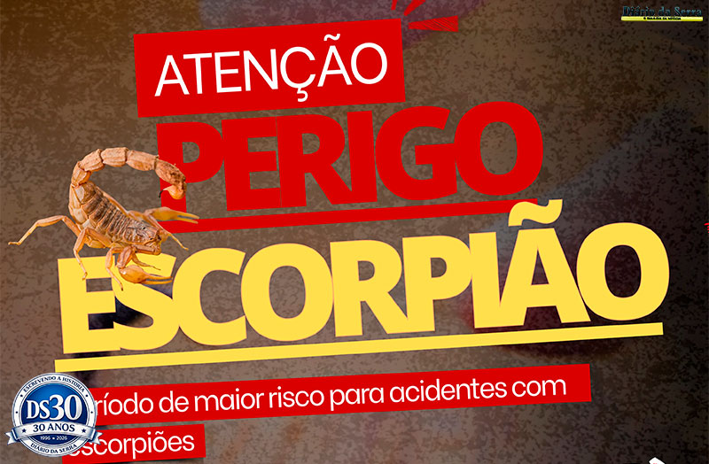 TANGARÁ DA SERRA – Saúde alerta para aumento de escorpiões e reforça medidas de prevenção