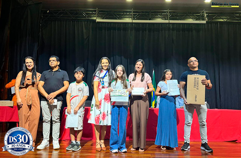 DESENHO E REDAÇÃO - Alunos de Tangará são premiados em concurso que incentiva combate às queimadas