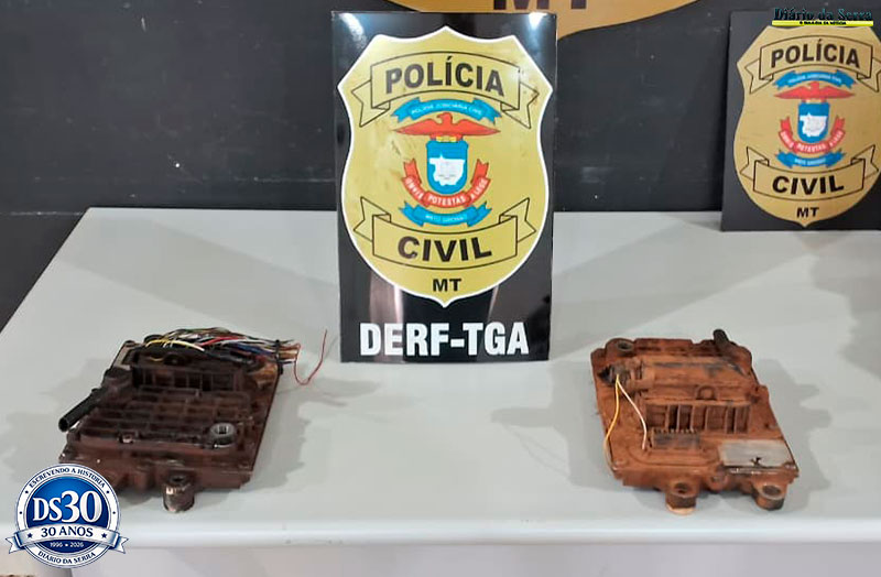 REINCIDENTES – Polícia Civil prende dois suspeitos de furtar módulos de caminhões em Tangará da Serra