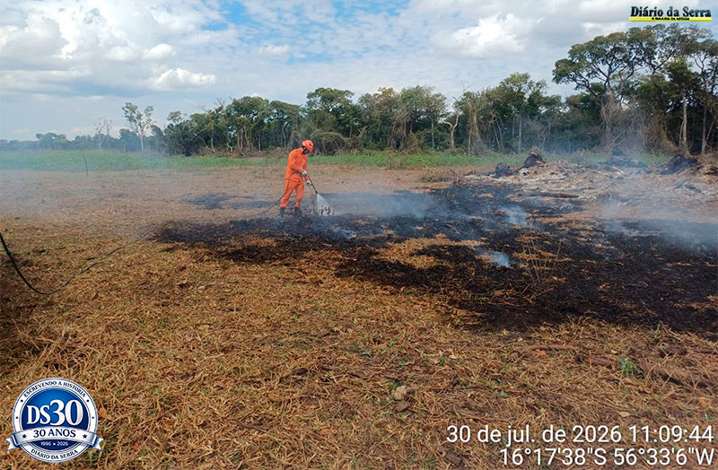 ALERTA - Tangará da Serra soma mais de 200 ocorrências de incêndio neste ano