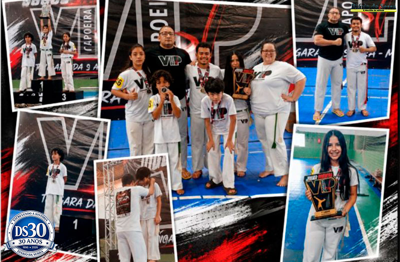 Capoeira VIP de Nova Olímpia conquista pódios no 15º Fest Capoeira VIP