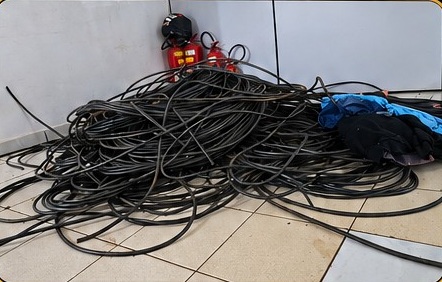 DERF Tangará da Serra prende quatro suspeitos envolvidos em série de furtos de fios de cobre