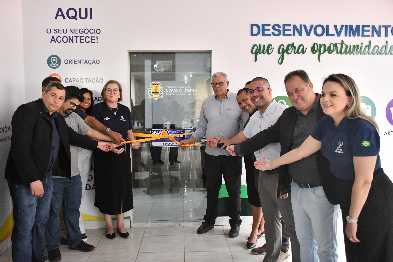Governo de Nova Olímpia inaugura Sala do Empreendedor para fortalecer negócios e apoiar empreendedores