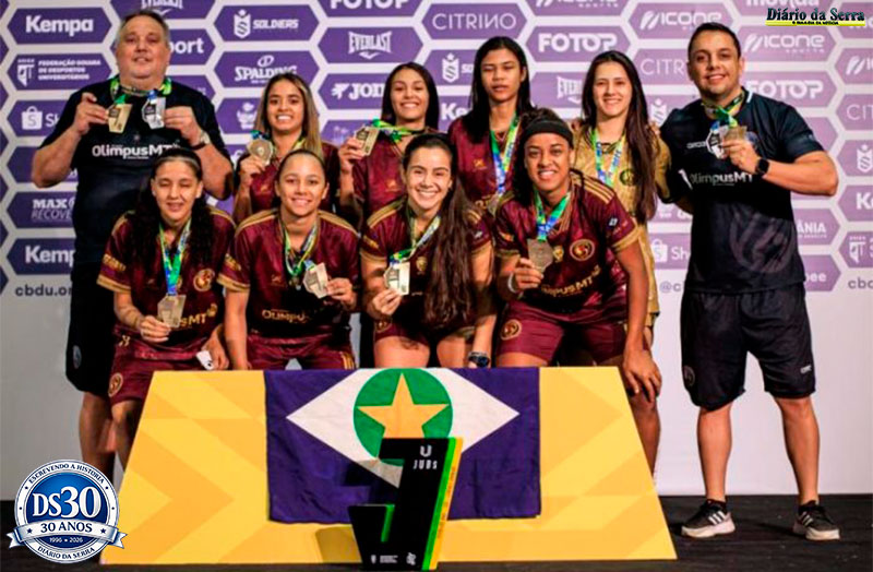 2ª DIVISÃO Futsal feminino da Faipe/MT conquista título dos JUBs Goiás 2026