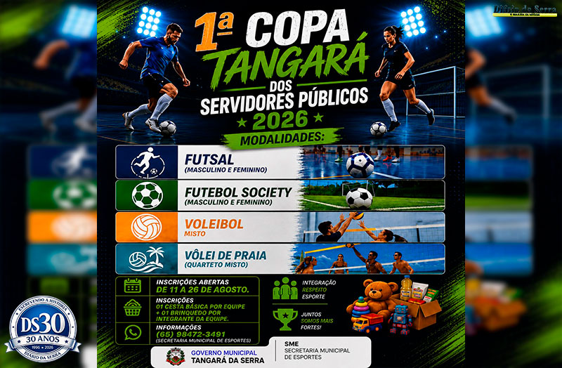 ESPORTE EM MOVIMENTO - Jogos Abertos de Tangará entram na fase final; Secretaria de Esportes prepara novas competições