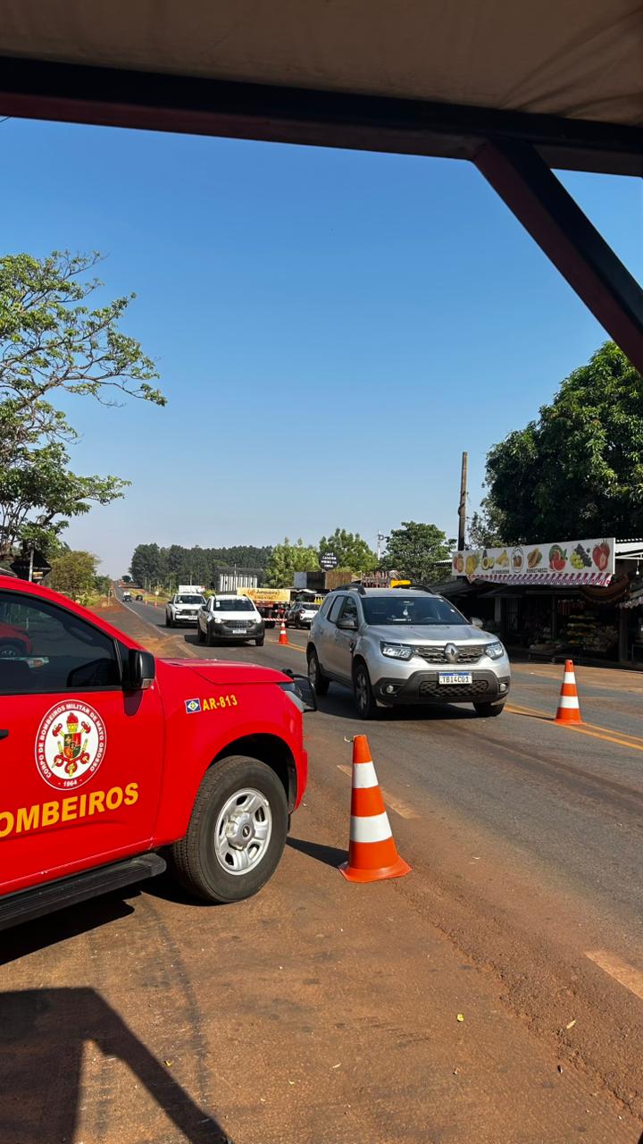 TANGARÁ DA SERRA E REGIÃO - Bombeiros lançam campanha  ‘Rodovia Sem Fogo’ para prevenir queimadas e acidentes