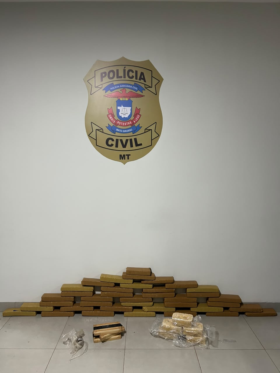 EM CAMPO NOVO - Homem é preso com 46 tabletes de drogas  às margens da BR-364