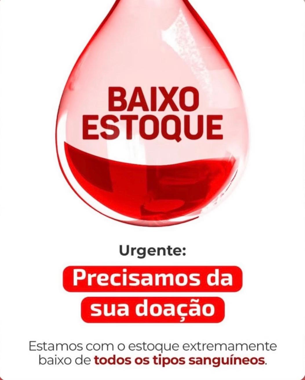Unitan alerta para estoque crítico de sangue e reforça pedido por doadores