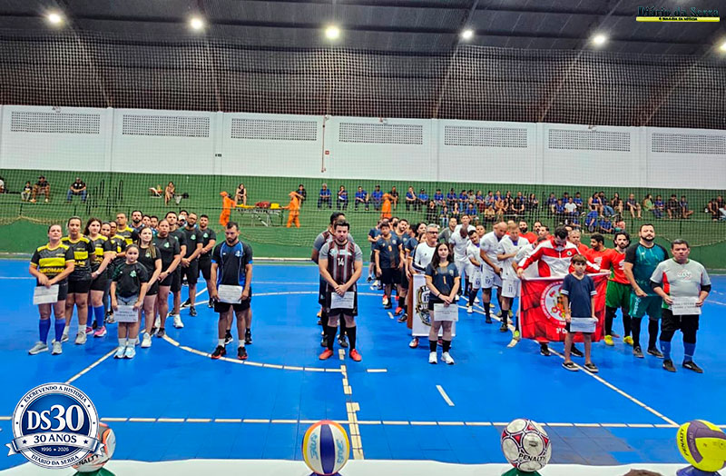 INTEGRAÇÃO - Abertura da 1ª Copa dos  Servidores Públicos marca início das competições esportivas