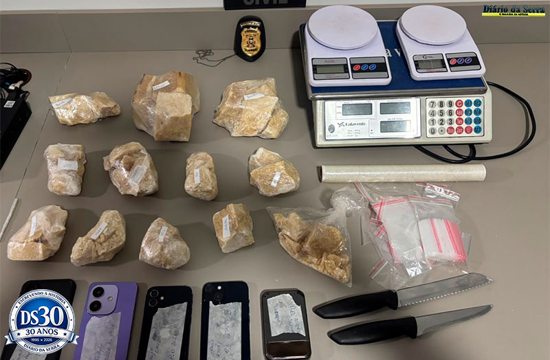 COMBATE AO TRÁFICO - Polícia Civil apreende aproximadamente 3kg de  drogas em Campo Novo do Parecis