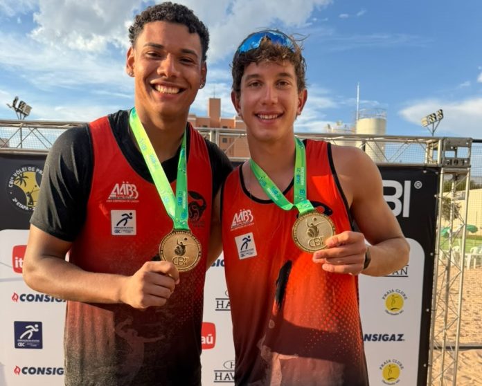 CAMPEÕES - Dupla de Mato Grosso conquista título brasileiro geral do CBI Sub-21 de vôlei de praia