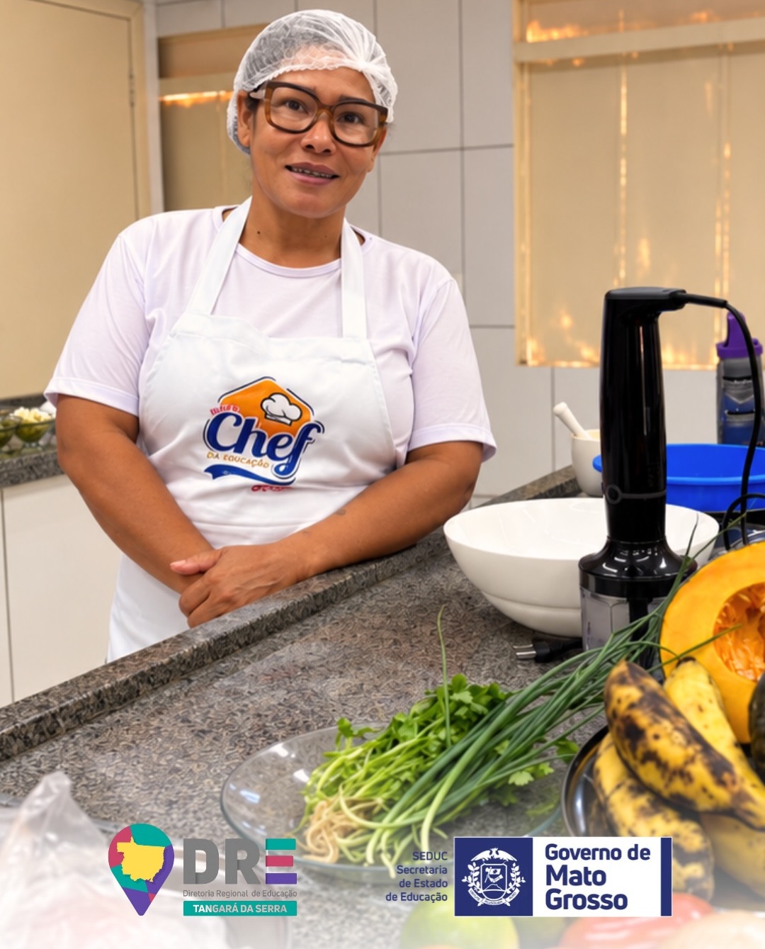 Merendeira de Tangará se destaca mais uma vez no Super Chef da Educação