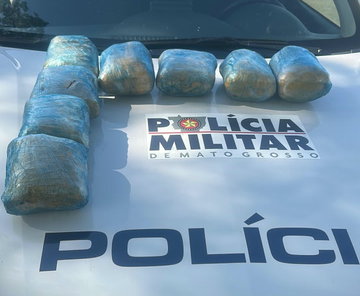 NA BR-364 - Polícias Militares de Mato Grosso e Goiás prendem mulher e apreendem 25 quilos de skank em rodovia