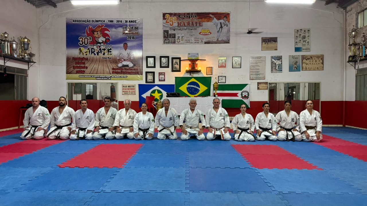 LEGADO - Mestres e atletas celebram os 40 anos da Associação Olímpica de Karatê em Tangará da Serra