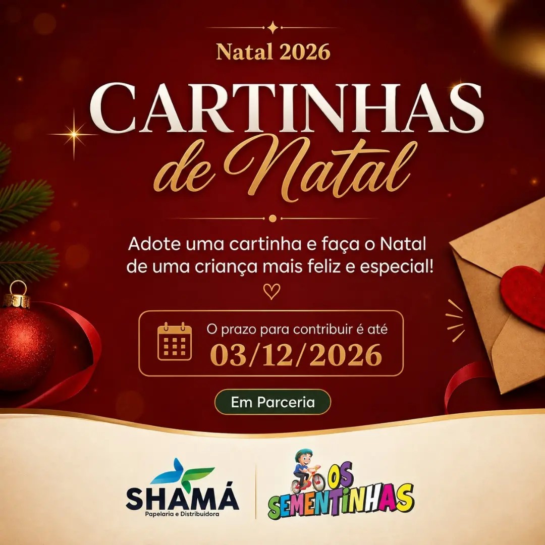 ADOÇÃO DE CARTINHAS - Projeto Os Sementinhas inicia mobilização para atender crianças carentes no Natal