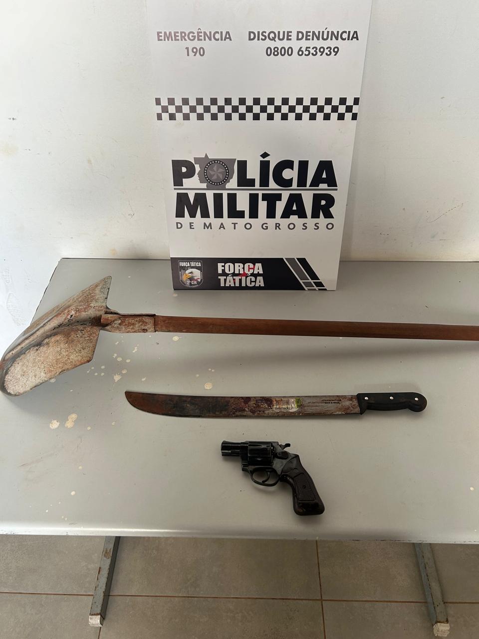 PARQUE DA MATA - Tentativa de assassinato termina com atirador morto após luta com facão em Tangará da Serra
