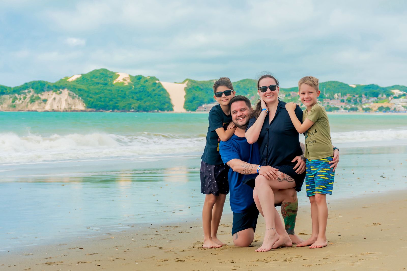 Diego mora em Cuiabá com a família