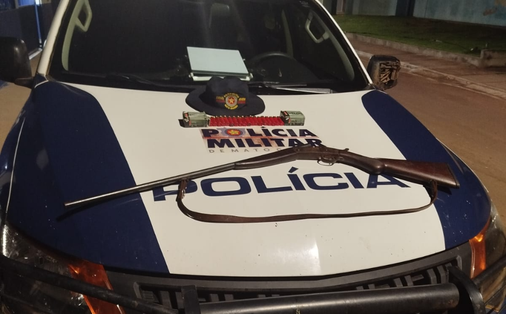 FORAGIDO PRESO - Polícia Militar prende em Nova Nazaré homem procurado por feminicídio em Goiás