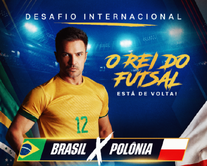 7 DE DEZEMBRO - Falcão volta a vestir a camisa do Brasil no Legends Game contra a Polônia