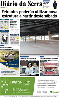 Edição impressa de 29/11/2017