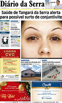 Edição impressa de 21/12/2017