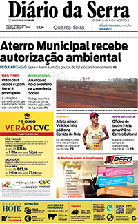 Edição impressa de 03/01/2018