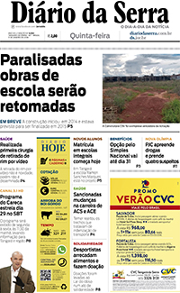Edição impressa de 11/01/2018