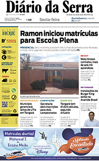 Edição impressa de 12/01/2018