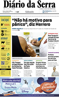 Edição impressa de 13/01/2018
